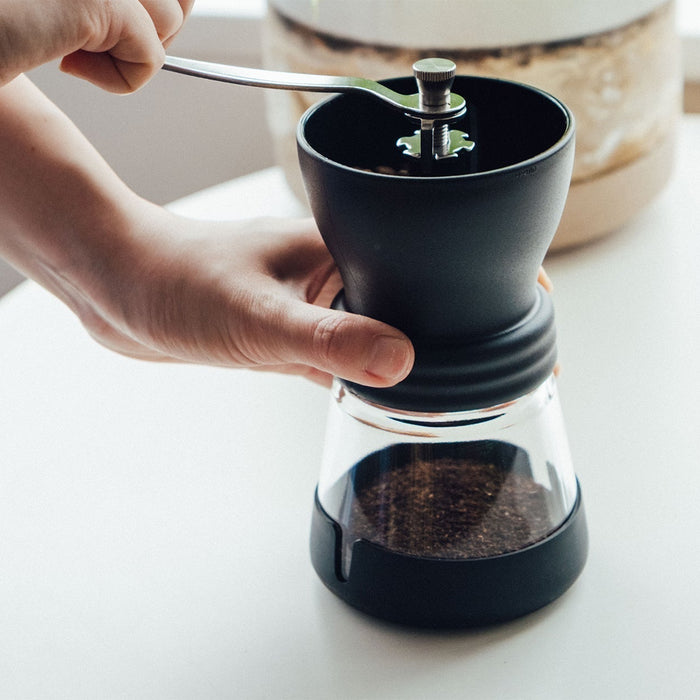 Hand Grinding with the Hario Skerton N