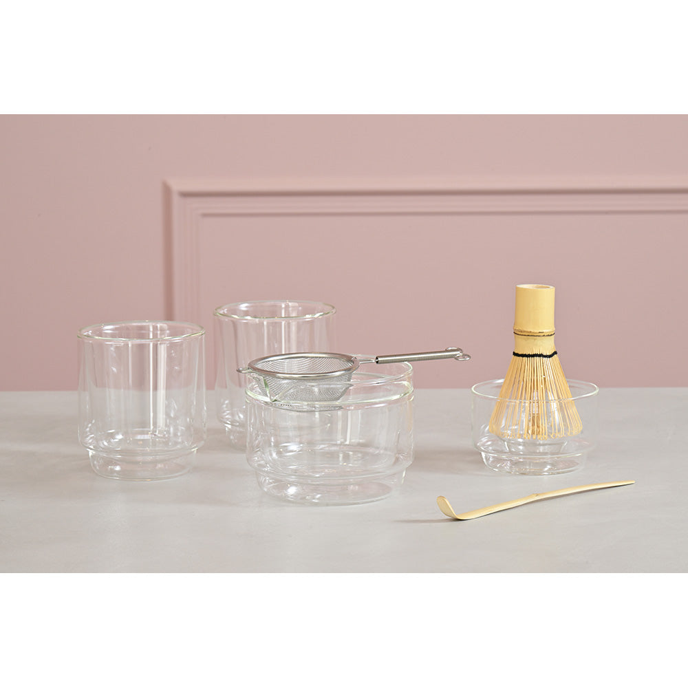 Hario Matcha Collection Tea Set (Clear)