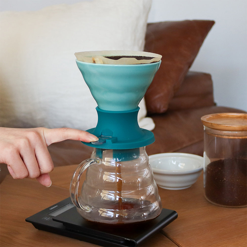 Hario Switch V60 Ceramic Immersion Dripper Tropical Turquoise