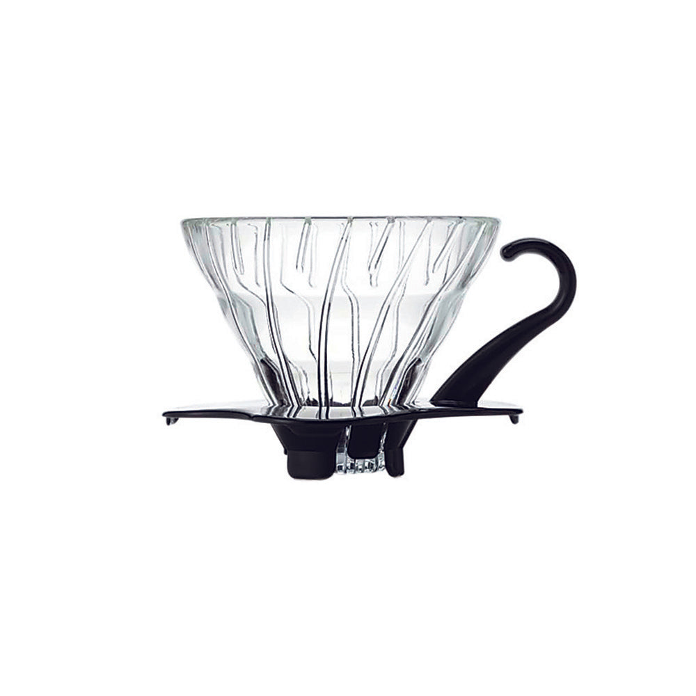 V60 Glass Coffee Dripper Black 01