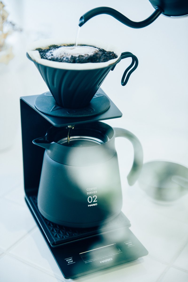 Hario V60 Metal Coffee Dripper Matte Black Size 02 Hario UK hario-v60-metal-coffee-dripper-matte-black-size-02-hario-uk