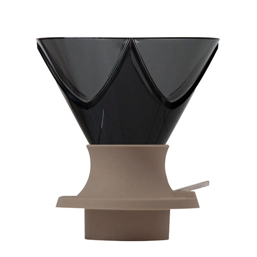 Hario Switch & Match Mugen Plastic Dripper Set (Black)