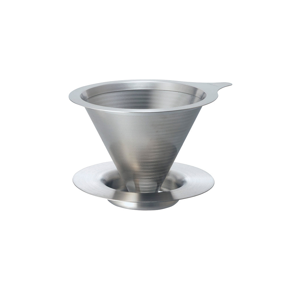 Hario V60 Double Mesh Metal Coffee Dripper - Size 02