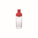 Cold Brew Tea or Water Filter-in Bottle Red 300ml