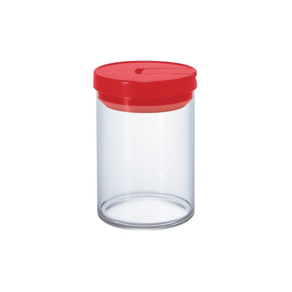 Hario Glass Coffee Bean Canister (Red) 800ml
