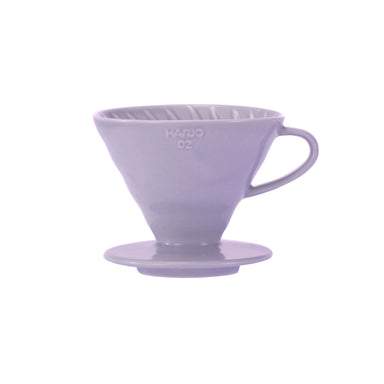 Hario V60 Ceramic Coffee Dripper Purple Heather - Size 02