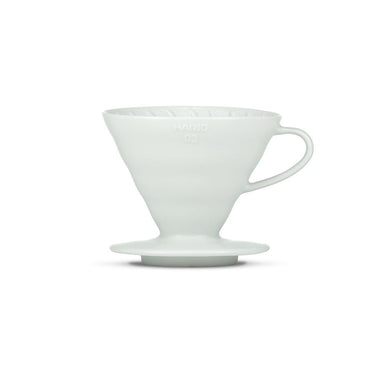 Hario V60 Ceramic Coffee Dripper Matte White - Size 02